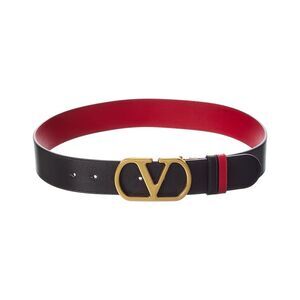 Valentino Vlogo Signature Reversible Leather Belt